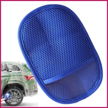 Găng Tay Rửa Xe Hấp Thụ Nước, Chống Trượt, Tay Mềm Mitt Cao Cấp - Pomervn Di Động