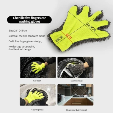 Găng tay rửa xe san hô cao cấp 5 ngón – mềm mại, thấm hút nhanh, chỉ 46.900₫ 5 Găng tay rửa xe san hô cao cấp 5 ngón – mềm mại, thấm hút nhanh, chỉ 46.900₫ 5