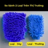Găng Tay San Hô Rửa Xe Microfiber Siêu Mềm Mịn, Dày Dặn, Tiện Dụng - 29.000 VND 2