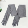Găng Tay Satin Dài Nhiều Màu Cô Dâu & Tiệc Đêm – Thời Trang Sang Trọng 3