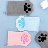 Găng tay tắm mèo chó vải coral fleece siêu mềm – Massage, lau khô nhanh, giảm rụng lông 3
