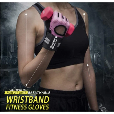 Găng tay tập gym xỏ ngón WORTHDEFENCE - Bảo vệ tay, độ bền cao, giá ưu đãi 130.500đ 8