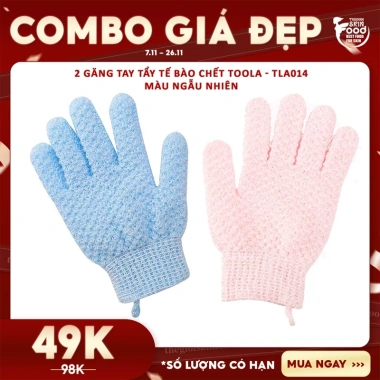 Găng tay tẩy tế bào chết TOOLA Bath Gloves TLA014 nhập khẩu - Giá 39.000 VND 7 Găng tay tẩy tế bào chết TOOLA Bath Gloves TLA014 nhập khẩu - Giá 39.000 VND 7