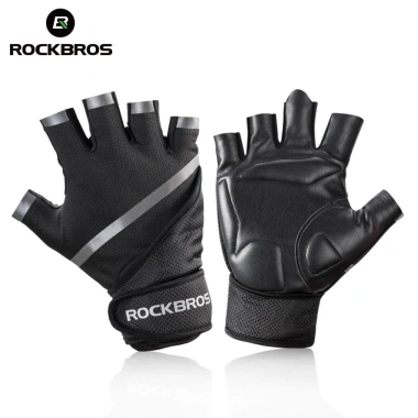Găng Tay Thể Thao Hở Ngón ROCKBORS Chống Trượt Bảo Vệ Thoải Mái Giá 305.874 VND 2
