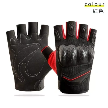 Găng Tay Thể Thao Mecha Nửa Cánh Cho Xe Máy và Xe Đạp - Chống Trơn Trượt, Giảm Shock, Mùa Hè - Giá 90.503₫ 4