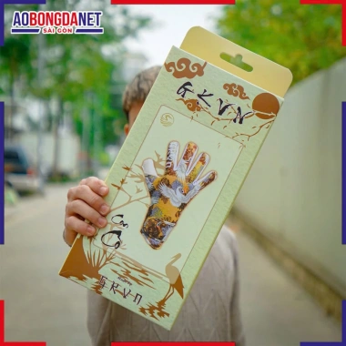 Găng Tay Thủ Môn GKVN Cò - Chất Liệu Dễ Cử Động, Mút Nâng Cấp Bám Dính, Độ Bền Cao, Giá 350k 2
