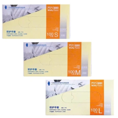 Găng tay trong suốt Vinyl PVC không bột, dai dẻo 100 chiếc - Dành cho Spa Thẩm mỹ, giảm giá 65.000đ 4