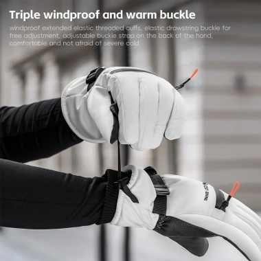 Găng tay trượt tuyết WEST BIKING Cotton 3M, chống thấm 2 lớp, giữ ấm -40°C, cảm ứng, cho mùa đông 8 Găng tay trượt tuyết WEST BIKING Cotton 3M, chống thấm 2 lớp, giữ ấm -40°C, cảm ứng, cho mùa đông 8