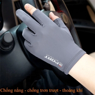 Găng tay vải OSIDEN chống nắng, xỏ ngón, chống trượt, thoáng khí - 94.000₫ 4 Găng tay vải OSIDEN chống nắng, xỏ ngón, chống trượt, thoáng khí - 94.000₫ 4