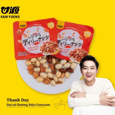 Ganyuan Đồ ăn vặt hạt điều, óc chó, nho khô, đậu phộng - Gói 14-26, giảm 67.500 VND 6 Ganyuan Đồ ăn vặt hạt điều, óc chó, nho khô, đậu phộng - Gói 14-26, giảm 67.500 VND 6