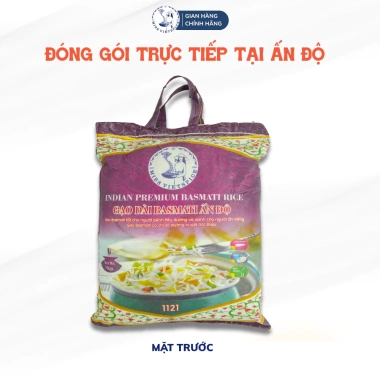 Gạo Basmati 5kg Ấn Độ – Giảm cân, hỗ trợ tiểu đường, thay cơm trắng, giá chỉ 325k
