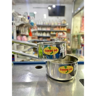 Gáo Ca Múc Nước Lèo Inox 304 Cao Cấp Cán Dài 18-20cm - Sáng Bóng, Giá Ưu Đãi 260k tại MTA_MART