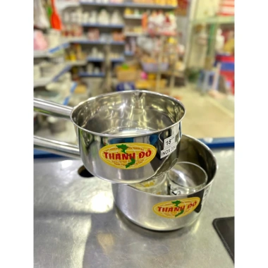 Gáo Ca Múc Nước Lèo Inox 304 Cao Cấp Cán Dài 18-20cm - Sáng Bóng, Giá Ưu Đãi 260k tại MTA_MART