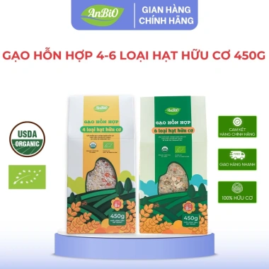 Gạo hỗn hợp 4-6 hạt hữu cơ Anbio chính hãng – USDA, giá ưu đãi 118.800₫