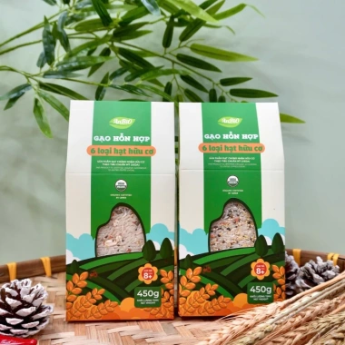 Gạo hỗn hợp 4-6 hạt hữu cơ Anbio chính hãng – USDA, giá ưu đãi 118.800₫