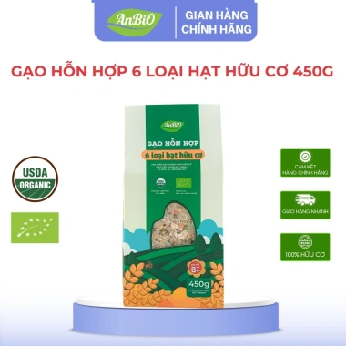 Gạo hỗn hợp 4-6 hạt hữu cơ Anbio chính hãng – USDA, giá ưu đãi 118.800₫