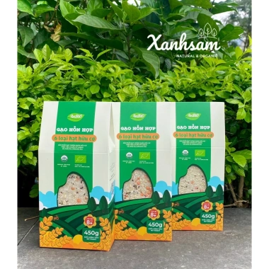 Gạo hữu cơ Mix các loại hạt 450gr XanhSam Natural & Organic - Giảm giá 140.000 VND 7 Gạo hữu cơ Mix các loại hạt 450gr XanhSam Natural & Organic - Giảm giá 140.000 VND 7