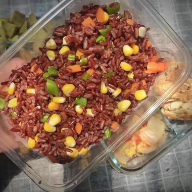Gạo lứt huyết rồng 1kg - Nguyên chất, giàu dinh dưỡng, giảm giá 22% chỉ 36.000₫