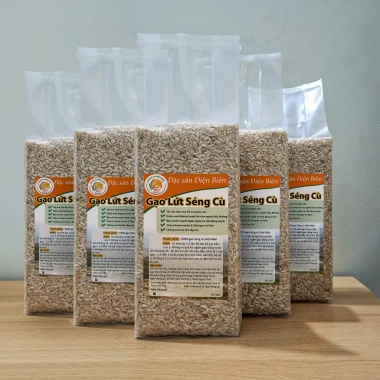 Gạo Lứt Séng Cù Dài Điện Biên 1Kg - Hút Chân Không, Giảm 45.000₫, Thơm Ngon
