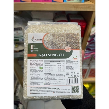 Gạo Lứt Tám Thơm OG Food 1kg - XanhSam Organic Giá 49.500 VND, Dinh Dưỡng, Giảm Giá 2 Gạo Lứt Tám Thơm OG Food 1kg - XanhSam Organic Giá 49.500 VND, Dinh Dưỡng, Giảm Giá 2