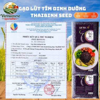 Gạo Lứt Tím Cao Cấp Thaibinh Seed Giàu Anthocyanin Thực Phẩm Kiêng Đặc Biệt Giá Ưu Đãi 44.100 VND 8