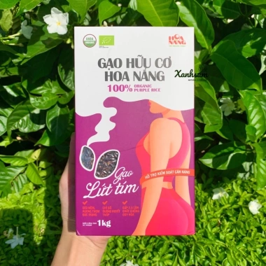 Gạo Lứt Tím Hữu Cơ 1kg HOA NẮNG - USDA JAS EU - XanhSam Natural Organic, Giá 118.750đ 2 Gạo Lứt Tím Hữu Cơ 1kg HOA NẮNG - USDA JAS EU - XanhSam Natural Organic, Giá 118.750đ 2
