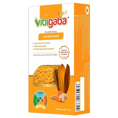 Gạo mầm nghệ Vibigaba 1kg hạt ngọc trời – Giá 84.999, giàu dinh dưỡng, tăng đề kháng