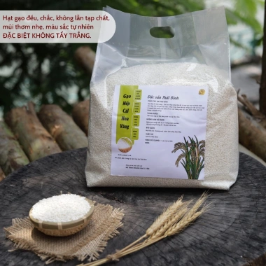Gạo Nếp Cái Hoa Vàng 10kg Thái Bình - Độ Dẻo Cao, Thơm Ngọt, Nấu Xôi & Làm Bánh, Giá 465.000đ Giảm Giá 3 Gạo Nếp Cái Hoa Vàng 10kg Thái Bình - Độ Dẻo Cao, Thơm Ngọt, Nấu Xôi & Làm Bánh, Giá 465.000đ Giảm Giá 3