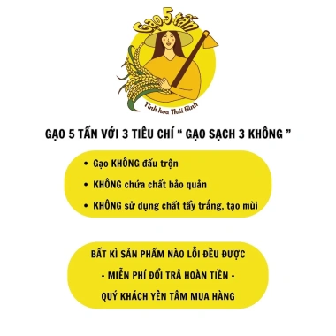Gạo Nếp Cái Hoa Vàng 10kg Thái Bình - Độ Dẻo Cao, Thơm Ngọt, Nấu Xôi & Làm Bánh, Giá 465.000đ Giảm Giá