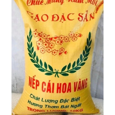 Gạo nếp cái hoa vàng 10kg - Xịn chính hiệu, giảm giá 418k, chất lượng thơm ngon