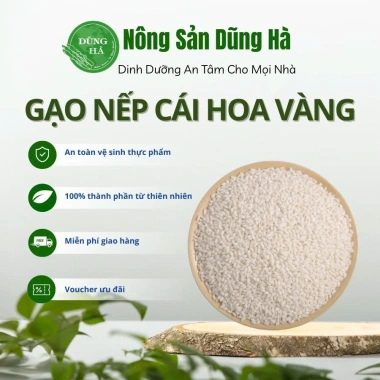 Gạo Nếp Cái Hoa Vàng Dẻo Thơm Truyền Thống - Giá ưu đãi 42.000 VND, giá gốc 50.820 VND Gạo Nếp Cái Hoa Vàng Dẻo Thơm Truyền Thống - Giá ưu đãi 42.000 VND, giá gốc 50.820 VND