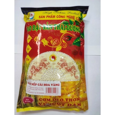 Gạo nếp cái Hoa Vàng Thái Dương 1kg/2kg - Giá ưu đãi 44.000 VND, chất lượng cao, dẻo thơm 3 Gạo nếp cái Hoa Vàng Thái Dương 1kg/2kg - Giá ưu đãi 44.000 VND, chất lượng cao, dẻo thơm 3