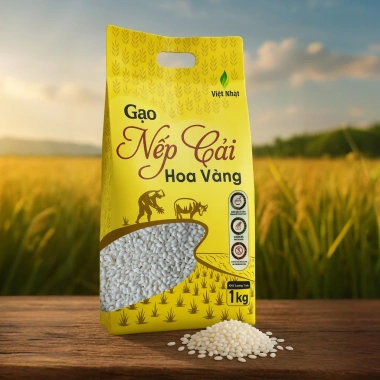 Gạo Nếp Cái Hoa Vàng Việt Nhật Thượng Hạng 2kg - Giá 95.000đ, Chính Hãng, Ngày Mới