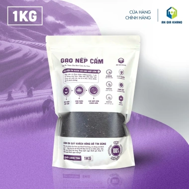 Gạo Nếp Cẩm AGKF An Gia Khang Dẻo Thơm 400g-1kg-2kg Giá ưu đãi 23,999 VND 10