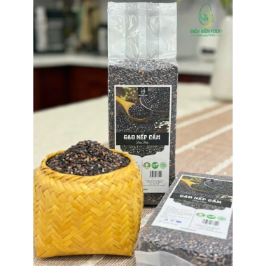 Gạo Nếp Cẩm Điện Biên Combo 2kg 2 túi 1kg hút chân không, giá chỉ 94.000đ