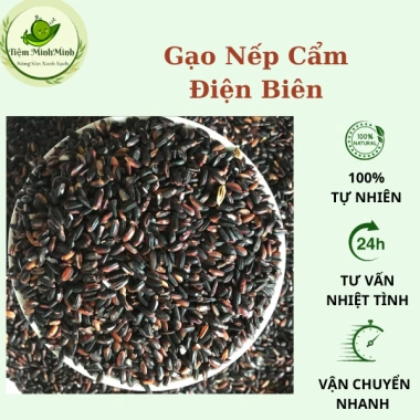 Gạo nếp cẩm Điện Biên mới 500g-1kg dẻo thơm, ngon nấu xôi sữa chua - Giá 33.500₫