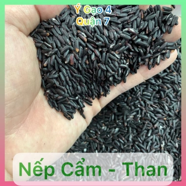 Gạo Nếp Cẩm Nếp Than 1kg - Hút chân không, thơm ngon dẻo ngọt, chỉ 24.000₫