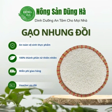 Gạo Nếp Nhung Đồi Dẻo Thơm Tự Nhiên 30k Giảm Giá Hạt Ngon Dẻo Đầy Dinh Dưỡng