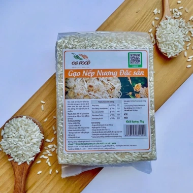 Gạo Nếp Nướng Đặc Sản 1kg OG FOOD - Xanhsam Natural Organic - Giá chỉ 87.500 VND