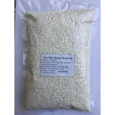 Gạo Nếp Nương Điện Biên 1kg Nếp Cái Hoa Vàng Nhung Thơm Giảm Giá 25.000đ