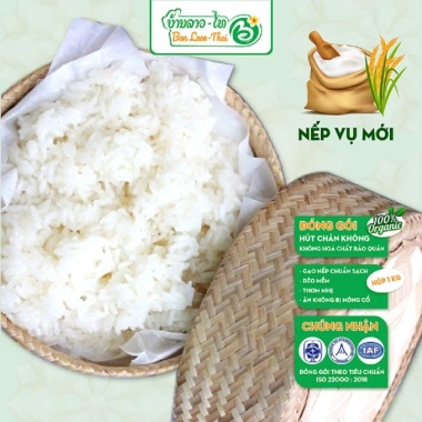 Gạo nếp nương Kay Nọi Bản Lào hạt tròn loại 1 - Xôi đanh dẻo, giá chỉ 75.000đ, giảm từ 93.000đ
