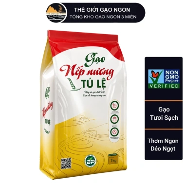 Gạo nếp nương Tú lệ hảo hạng 1kg - Giá sỉ mới, giảm còn 60.000đ, chất lượng cao