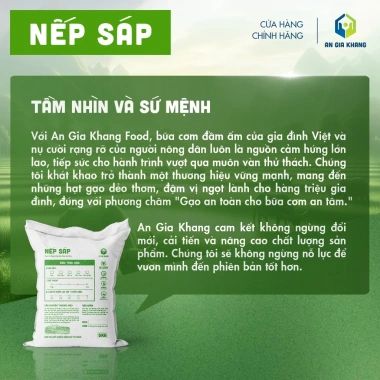 Gạo Nếp Sáp 10KG AGKF An Gia Khang - Thơm Ngon Dẻo Mềm, giảm còn 232.999 VND
