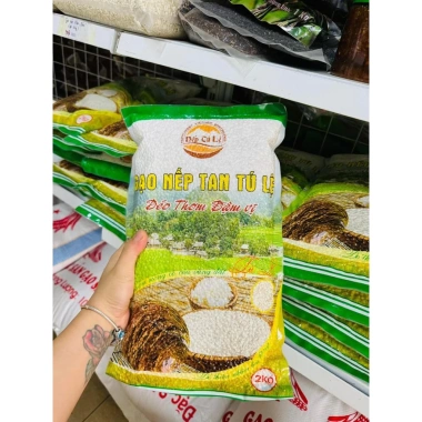 Gạo Nếp Tan Tú Lệ OCOP 4 Sao Đặc Sản Yên Bái 2kg - Giá ưu đãi 138.000đ 8