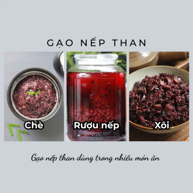 Gạo nếp than rang sẵn Dogiafarm- Dùng cho xôi, chè, sữa chua nếp cẩm, chỉ 71.000₫ 7