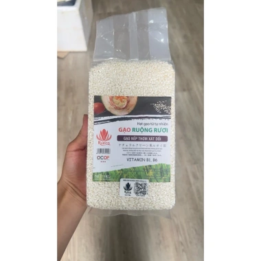 Gạo Nếp Thơm Xát Dối, Ruộng Rươi Rueco Xanh Sẫm - Organic, Giá 75k 6 Gạo Nếp Thơm Xát Dối, Ruộng Rươi Rueco Xanh Sẫm - Organic, Giá 75k 6