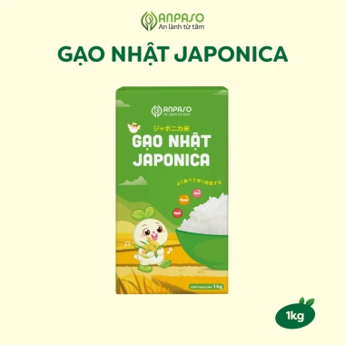 Gạo Nhật Japonica Anpaso 1kg cho bé ăn dặm: Dẻo thơm ngọt tự nhiên, giảm giá 100.000₫ 6 Gạo Nhật Japonica Anpaso 1kg cho bé ăn dặm: Dẻo thơm ngọt tự nhiên, giảm giá 100.000₫ 6
