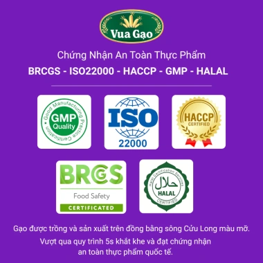 Gạo ST25+ Lúa Mới Vua Gạo 5kg – Chính hãng, thơm ngon, dẻo nhiều, vị đậm đà, 169.000₫ 4