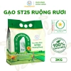 Gạo ST25 Lúa Ruộng Rươi Bảo Minh 3kg - Ngon Nhất, Thơm Mềm Dẻo, Đậm Đà, Giá 165k