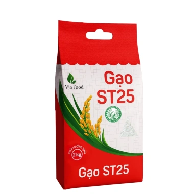Gạo ST25 VJA 2kg - Lúa tôm, cơm dẻo thơm ngon, giá sỉ 69.000đ